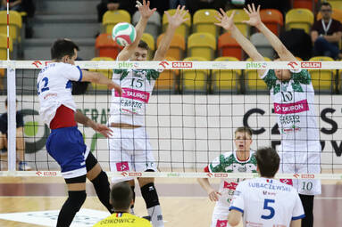 Sobota z 1. Ligą: Tauron AZS Częstochowa - KS Gwardia Wrocław 1:3