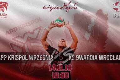 Wstęp wolny na mecz APP Krispol Września - KS Gwardia Wrocław