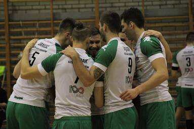 Sobota z 1. Ligą: AZS AGH Kraków - UKS Mickiewicz Kluczbork 1:3
