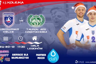 Przedświąteczny mecz w Hali Legionów