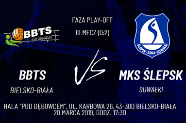 Mecz BBTS Bielsko-Biała - MKS Ślepsk Suwałki w Polsacie Sport