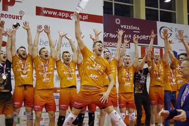 Mecz o brązowy medal 1. Ligi: APP Krispol Września - KS Lechia Tomaszów Mazowiecki 3:2. Brąz dla wrześnian