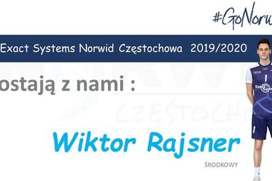 Wiktor Rajsner przedłużył kontrakt z Norwid Częstochowa