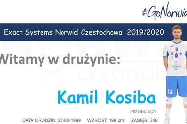 Kamil Kosiba nowym zawodnikiem Exact Systems Norwid