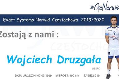 Wojciech Druzgała zostaje w Norwidzie