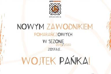 Wojciech Pańka zawodnikiem APP Krispol