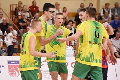 Czwartek z KRISPOL 1. Ligą Mężczyzn: SMS PZPS I Spała - Mickiewicz Kluczbork 1:3