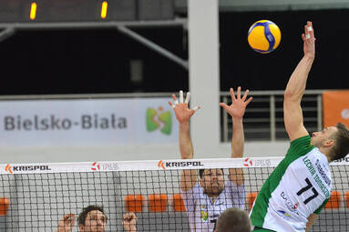 Finał Pucharu KRISPOL 1. Ligi Mężczyzn: BBTS Bielsko-Biała - Lechia Tomaszów Mazowiecki 3:1