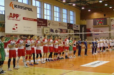Sobota z KRISPOL 1. Ligą: APP Krispol Września - AZS AGH Kraków 3:2