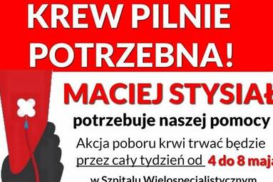 Potrzebna krew!