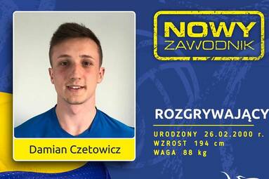 Damian Czetowicz rozgrywającym MCKiS Jaworzno