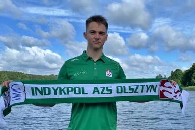Jakub Czerwiński przyjmującym Indykpolu AZS Olsztyn
