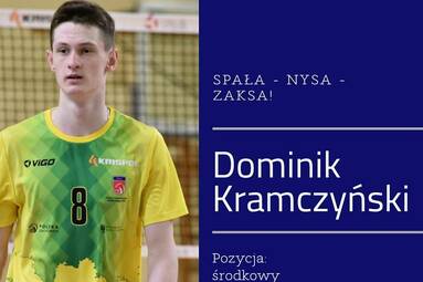 Dominik Kramczyński wypożyczony do ZAKSY Strzelce Opolskie