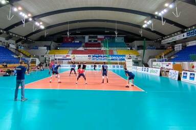 Sparing ZAKSA Strzelce Opolskie - AZS AGH Kraków 0:5