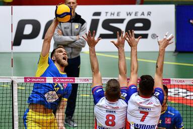 Piątek z TAURON 1. Ligą: eWinner Gwardia Wrocław - Polski Cukier Avia Świdnik 3:1