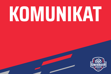 Komunikat klubu eWinner Gwardii Wrocław