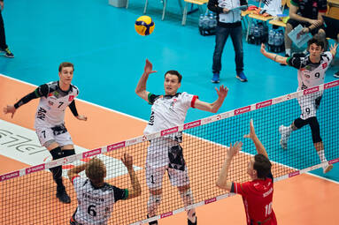 Galeria z meczu ZAKSA Strzelce Opolskie - AZS AGH Kraków