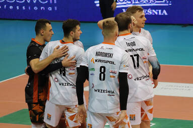Sobota z TAURON 1. Ligą: KRISPOL Września - ZAKSA Strzelce Opolskie 0:3