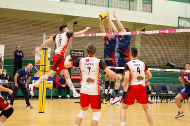 Galeria z meczu BAS Białystok - ZAKSA Strzelce Opolskie