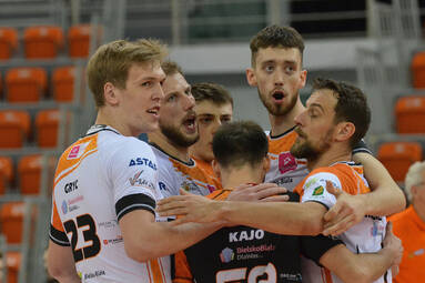 Galeria z meczu BBTS Bielsko-Biała - Mickiewicz Kluczbork