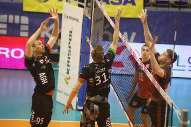 Czwartek z TAURON 1. Ligą: AZS AGH Kraków - Mickiewicz Kluczbork 3:1