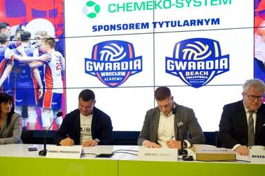 Chemeko-System stawia na siatkarską Gwardię Wrocław!