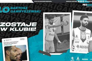 Bartosz Gawryszewski zostaje w Będzinie