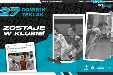 Dominik Teklak zostaje w Będzinie