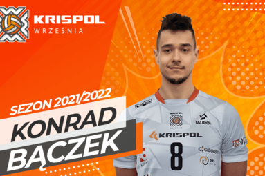 Konrad Bączek środkowym KRISPOL-u
