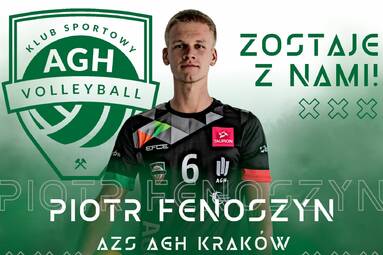Piotr Fenoszyn na dłużej w AZS AGH