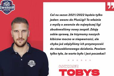 Łukasz Tobys: zdaję sobie sprawę, że trzymamy naszych kibiców mocno w niepewności