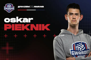 Oskar Pieknik w Gwardii. Kolejny młody talent na dłużej we Wrocławiu