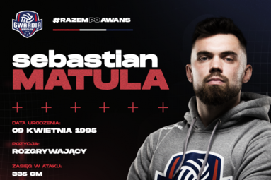 Sebastian Matula nadal rozgrywającym Gwardii Wrocław