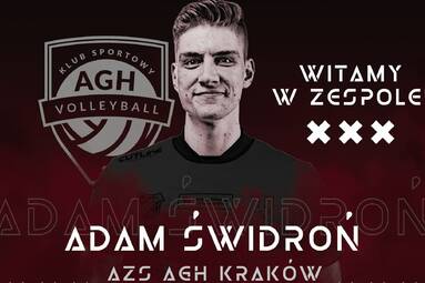 Adam Świdroń nowym przyjmującym Akademików