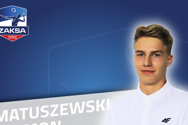 Szymon Matuszewski przyjmujący ZAKSY