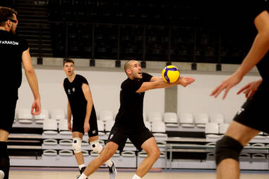 Sparingi AZS AGH Kraków z MKS MOSiR Jasło 