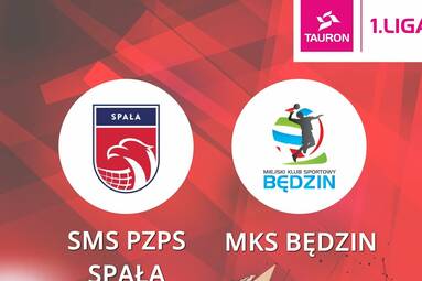 Środa z TAURON 1. Ligą: SMS PZPS Spała - MKS Będzin 1:3