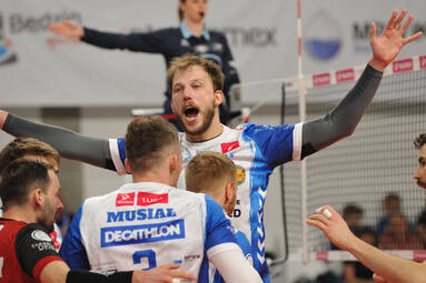 Galeria z meczu MKS Będzin - ZAKSA Strzelce Opolskie