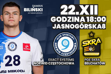Siatkarskie gwiazdy w Częstochowie! Norwid zmierzy się z PGE Skrą Bełchatów