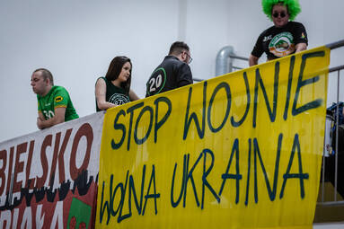 Drużyny TAURON 1. Ligi wpierają walczącą Ukrainę