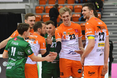 Galeria z meczu BBTS Bielsko-Biała - ZAKSA Strzelce Opolskie