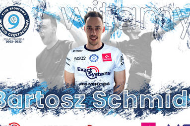 Bartosz Schmidt wzmacnia Exact Systems Norwid Częstochowa