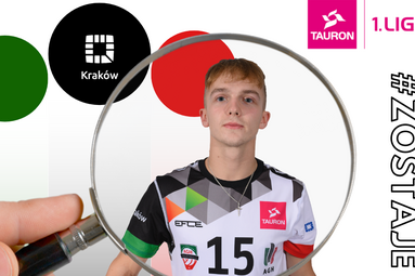 Jakub Dereń na dłużej w AZS AGH