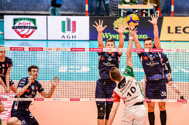 Czwartek z TAURON 1. Ligą: AZS AGH Kraków - Exact Systems Norwid Częstochowa 3:2