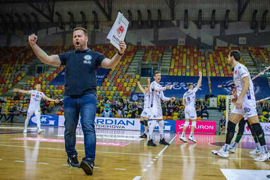 Zdjęcia z meczu Exact System Norwid Częstochowa - AZS AGH Kraków
