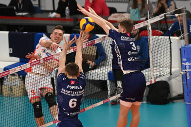 Sobota z TAURON 1. Ligą: MKS Będzin - Exact Systems Norwid Częstochowa 3:0