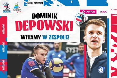 Dominik Depowski przyjmującym MKS-u Będzin