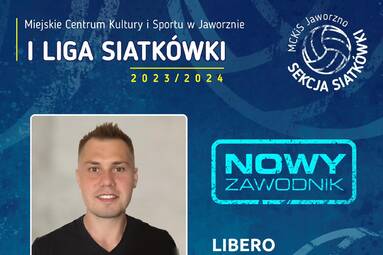 Kamil Waszczuk nowym libero MCKiS Jaworzno