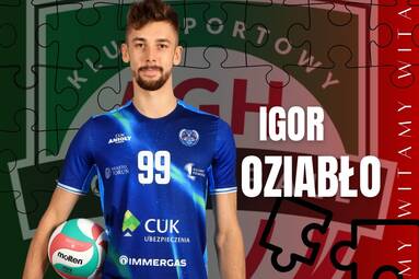 Igor Oziabło nowym środkowym AZS AGH Kraków
