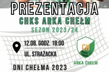 W sobotę prezentacja drużyny Chks Arka Chełm